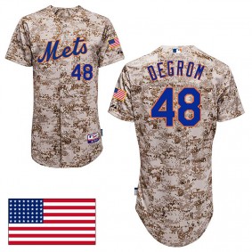 Male MLB New York Mets #48 Jacob deGrom Jersey