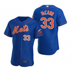 Men's New York Mets James McCann Nike Royal Authentic Alternate Jersey