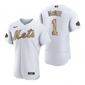 Men's New York Mets Jeff McNeil White 2022 MLB All-Star Game Authentic Jersey