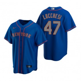 Men's New York Mets Joey Lucchesi Nike Royal Replica Alternate Jersey
