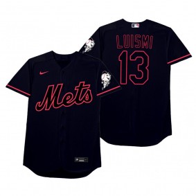 New York Mets Luis Guillorme Luismi Black 2021 Players' Weekend Nickname Jersey