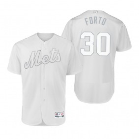 New York Mets Michael Conforto Forto White 2019 Players' Weekend Authentic Jersey