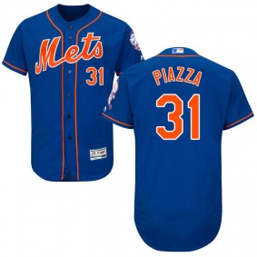 Male New York Mets Mike Piazza #31 Royal Collection Flexbase Jersey