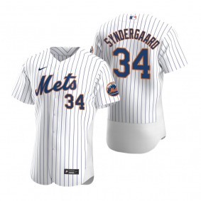 Men's New York Mets Noah Syndergaard Nike White Authentic 2020 Home Jersey