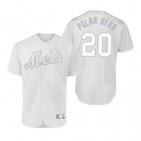 New York Mets Pete Alonso Polar Bear White 2019 Players' Weekend Authentic Jersey