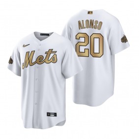 New York Mets Pete Alonso White 2022 MLB All-Star Game Replica Jersey