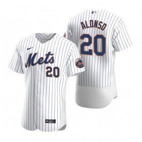 Men's New York Mets Pete Alonso Nike White Authentic 2020 Home Jersey