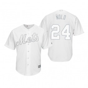 New York Mets Robinson Cano Nolo White 2019 Players' Weekend Replica Jersey