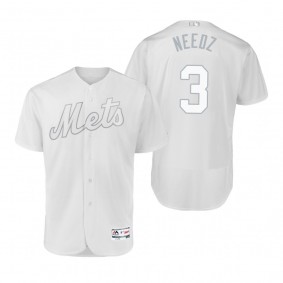 New York Mets Tomas Nido Needz White 2019 Players' Weekend Authentic Jersey