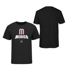 Men's Mexico Baseball LEGENDS Black 2023 World Baseball Classic Federation T-Shirt