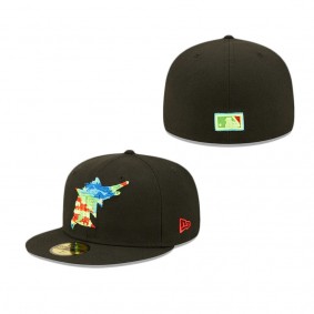 Miami Marlins Infrared 59FIFTY Fitted Hat