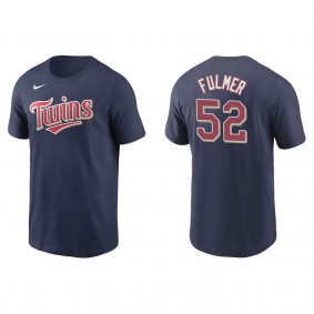 Men's Minnesota Twins Michael Fulmer Navy Name & Number Nike T-Shirt