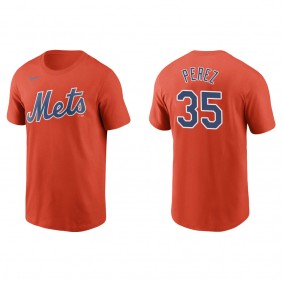 Mets Michael Perez Orange Name & Number T-Shirt