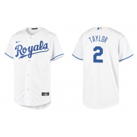 Youth Kansas City Royals Michael Taylor White Replica Home Jersey