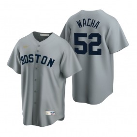 Boston Red Sox Michael Wacha Nike Gray Cooperstown Collection Road Jersey