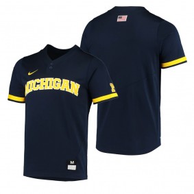Michigan Wolverines Navy Replica Baseball Jersey