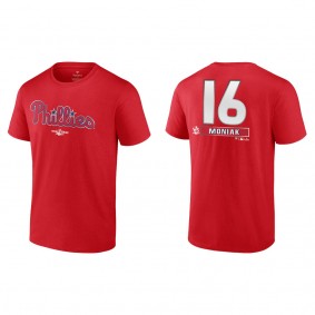 Mickey Moniak Philadelphia Phillies Red 2022 World Series T-Shirt