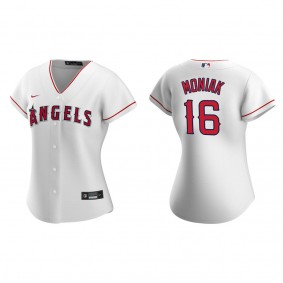 Mickey Moniak Women's Los Angeles Angels White Replica Jersey