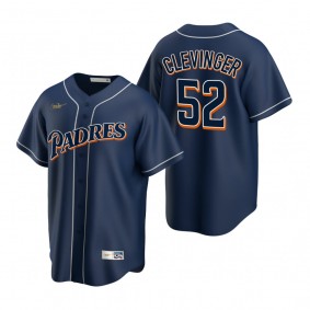 San Diego Padres Mike Clevinger Nike Navy Cooperstown Collection Jersey