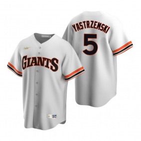 San Francisco Giants Mike Yastrzemski Nike White Cooperstown Collection Home Jersey
