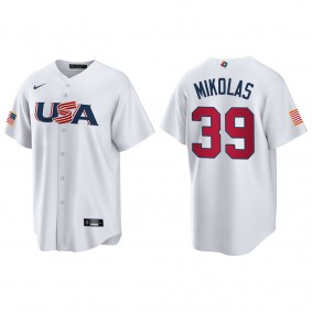 Miles Mikolas Men's USA Baseball White 2023 World Baseball Classic Replica Jersey