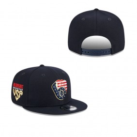 Milwaukee Brewers Independence Day 2023 9FIFTY Snapback Hat