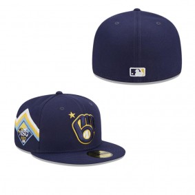 Men's Milwaukee Brewers Navy 2023 MLB All-Star Game Workout 59FIFTY Fitted Hat