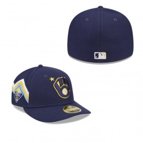 Men's Milwaukee Brewers Navy 2023 MLB All-Star Game Workout Low Profile 59FIFTY Fitted Hat