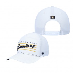 Men's Milwaukee Brewers White Downburst Hitch Snapback Hat