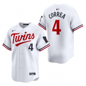 Men's Minnesota Twins Carlos Correa White Home Limited Player Jersey