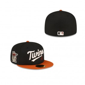 Minnesota Twins Just Caps Rust Orange 59FIFTY Fitted Hat