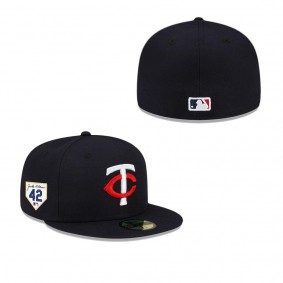 Men's Minnesota Twins Navy 2023 Jackie Robinson Day 59FIFTY Fitted Hat