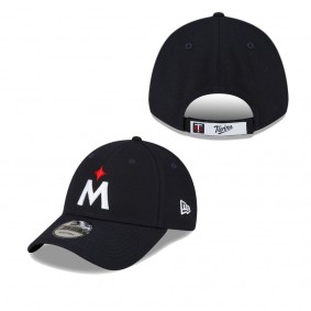 Men's Minnesota Twins Navy 2023 League Road 9FORTY Adjustable Hat