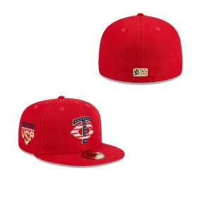 Men's Minnesota Twins Red 2023 Fourth of July 59FIFTY Fitted Hat