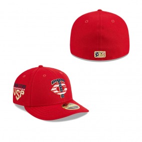 Men's Minnesota Twins Red 2023 Fourth of July Low Profile 59FIFTY Fitted Hat