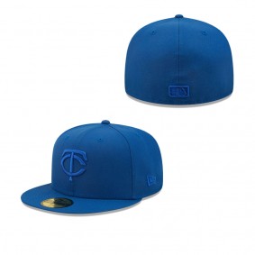 Men's Minnesota Twins Royal Tonal 59FIFTY Fitted Hat
