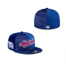 Just Caps Tri Panel Montreal Expos 59Fifty Fitted Hat