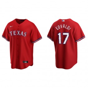 Nathan Eovaldi Men's Texas Rangers Nike Red Alternate Replica Jersey