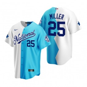 MLB Bobby Miller Split White Teal 2022 All-Star Futures Game Jersey