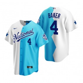 MLB Darren Baker Split White Teal 2022 All-Star Futures Game Jersey