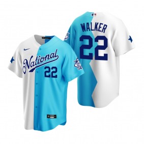 MLB Jordan Walker Split White Teal 2022 All-Star Futures Game Jersey