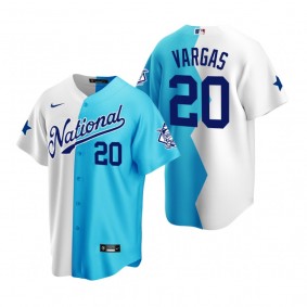 MLB Miguel Vargas Split White Teal 2022 All-Star Futures Game Jersey