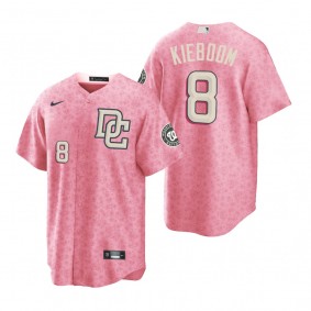 Washington Nationals Carter Kieboom Special Edition Pink City Connect jersey