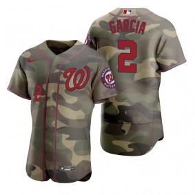 Washington Nationals Luis Garcia Camo Authentic 2021 Armed Forces Day Jersey