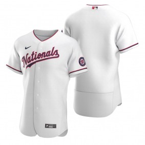 Men's Washington Nationals Nike White Authentic 2020 Alternate Jersey