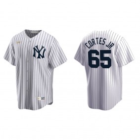 Nestor Cortes Jr. Men's New York Yankees White Home Cooperstown Collection Player Jersey
