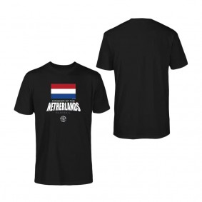 Men's Netherlands Baseball LEGENDS Black 2023 World Baseball Classic Federation T-Shirt