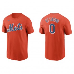Men's New York Mets Adam Ottavino Orange Name & Number T-Shirt