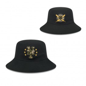 Men's New York Mets Black 2024 Armed Forces Day Bucket Hat