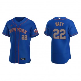 Men's New York Mets Brett Baty Royal Authentic Jersey